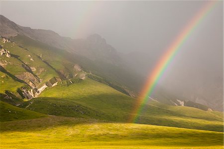 Sunset at Campo Imperatore, L'Aquila district, Abruzzo, Italy, Europe Photographie de stock - Premium Libres de Droits, Code: 6129-09086791