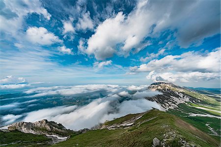 path mountains not people - Centenario pathway photographed by Mount Aquila, Campo Imperatore, L'Aquila province, Abruzzo, Italy, Europe Stock Photo - Premium Royalty-Free, Code: 6129-09086826