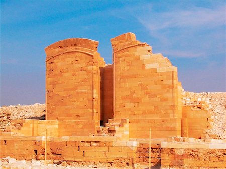 simsearch:625-00801598,k - Ruines d'un bâtiment, Saqqarah, Égypte Photographie de stock - Premium Libres de Droits, Code: 625-00804654