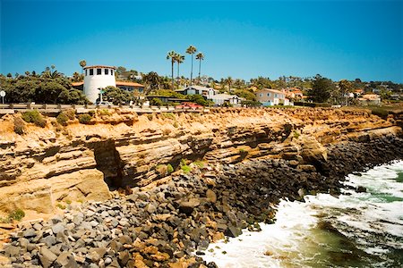 simsearch:625-00804353,k - High angle view of the Coronado Reefs, San Diego, California, USA Foto de stock - Sin royalties Premium, Código: 625-00804662