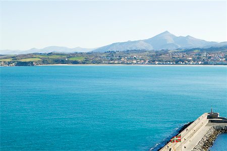 simsearch:625-00804596,k - High angle view of a coastal marina, Spain Stock Photo - Premium Royalty-Free, Code: 625-00805148