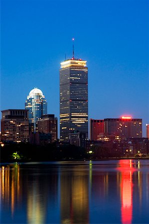 río charles - Buildings on a waterfront, Charles River, Boston, Massachusetts, USA Foto de stock - Sin royalties Premium, Código: 625-00805290