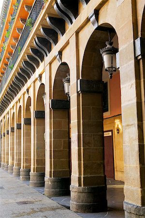 Close-up of arched columns of a building, Spain Stock Photo - Premium Royalty-Free, Code: 625-00806184