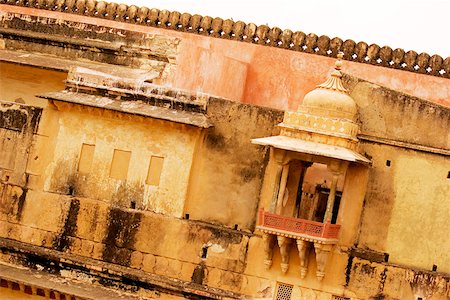 Façade d'un fort, Amber Fort, Jaipur, Rajasthan, Inde Photographie de stock - Premium Libres de Droits, Code: 625-00806420