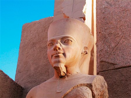 simsearch:625-00806507,k - Low angle view of a statue, Temples Of Karnak, Luxor, Egypt Foto de stock - Sin royalties Premium, Código: 625-00806527