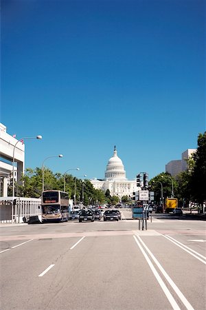 Traffic on a road, Washington DC, USA Stock Photo - Premium Royalty-Free, Code: 625-00806575