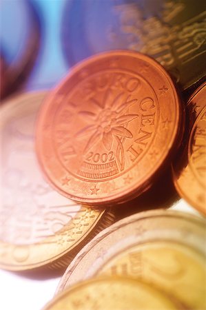 simsearch:614-00397698,k - Close-up of Eurocent coins Foto de stock - Sin royalties Premium, Código: 625-00801013