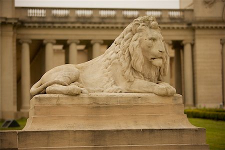 Close-up of the statue of a lion in a palace, California Palace of the Legion of Honor, San Francisco, California, USA Foto de stock - Sin royalties Premium, Código: 625-00801330