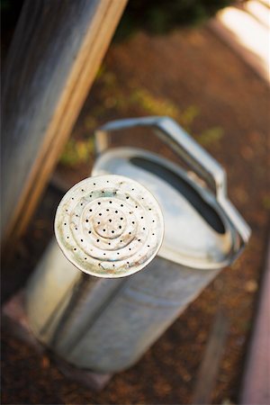 High angle view of a watering can Stock Photo - Premium Royalty-Free, Code: 625-00801425