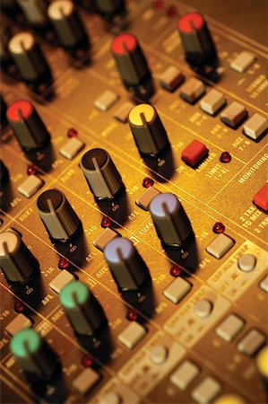 Sound mixer, close-up Stock Photo - Premium Royalty-Free, Code: 625-00801793