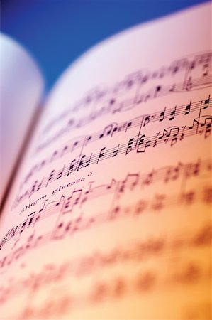 Close-up of sheet music Stock Photo - Premium Royalty-Free, Code: 625-00801804