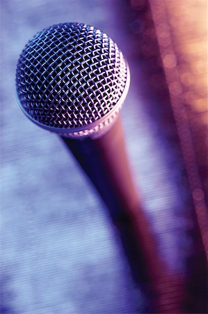 simsearch:625-00801801,k - Close-up of microphone Stock Photo - Premium Royalty-Free, Code: 625-00801811