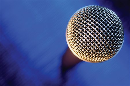 simsearch:625-00801801,k - Close-up of microphone Stock Photo - Premium Royalty-Free, Code: 625-00801833