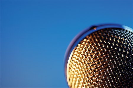 simsearch:625-00801801,k - Extreme close-up of microphone Stock Photo - Premium Royalty-Free, Code: 625-00801974