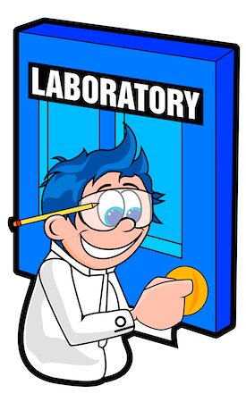 school child door - Side profile of a boy opening the door of a laboratory Stock Photo - Premium Royalty-Free, Code: 625-00803406