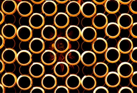 Patterns of pipes in northern Virginia supply  yard Stock Photo - Premium Royalty-Free, Code: 625-00837526