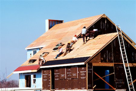 roof hammer - Carpenter Putting roof on new home in MD Stock Photo - Premium Royalty-Free, Code: 625-00837584