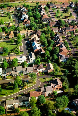 Aerial view of Montgomery County housing develop., Maryland Stock Photo - Premium Royalty-Free, Code: 625-00840367