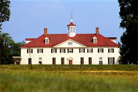 Facade of a house, Mount Vernon, Washington DC, USA Fotografie stock - Premium Royalty-Free, Codice: 625-00840455