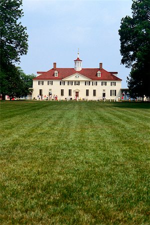 Facade of a house, Mount Vernon, Washington DC, USA Fotografie stock - Premium Royalty-Free, Codice: 625-00840457