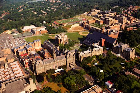 Vue aérienne d'une université, l'Université de Georgetown, Washington DC, USA Photographie de stock - Premium Libres de Droits, Code: 625-00840481