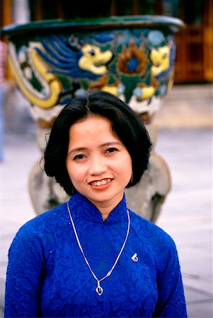 Woman in Hue, Vietnam Stock Photo - Premium Royalty-Free, Code: 625-00840759