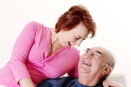 simsearch:625-00841593,k - Close-up of a senior couple smiling Stock Photo - Premium Royalty-Free, Code: 625-00841593