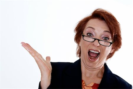 Portrait of a businesswoman laughing Stock Photo - Premium Royalty-Free, Code: 625-00841626