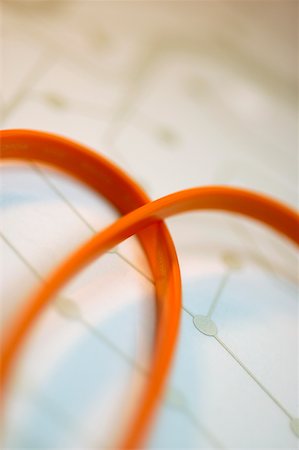 simsearch:625-02926608,k - Close-up of a cable on a circuit board Stock Photo - Premium Royalty-Free, Code: 625-00898427