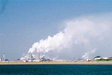 papierfabrik - Verschmutzung durch ein Zellstoffwerk River, Eureka, California, USA Stockbilder - Premium RF Lizenzfrei, Bildnummer: 625-00899032