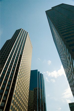 Low angle view of office buildings, Boston, Massachusetts, USA Stock Photo - Premium Royalty-Free, Code: 625-00903284