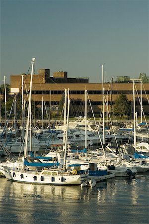 simsearch:625-00903264,k - Boats docked at the harbor, Boston, Massachusetts, USA Stock Photo - Premium Royalty-Free, Code: 625-00903302
