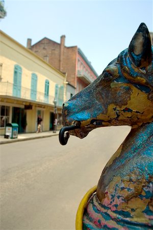 Close-up of a statue on the roadside, New Orleans, Louisiana, USA Foto de stock - Sin royalties Premium, Código: 625-00903554