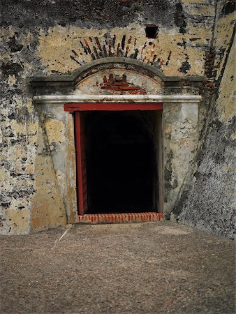 simsearch:832-03723757,k - Cellule de prison dans un château, Castillo de San Felipe, Cartagena, Colombia Photographie de stock - Premium Libres de Droits, Code: 625-01040100