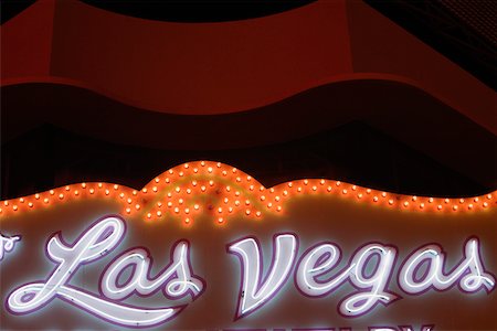 simsearch:625-01040269,k - Nahaufnahme von einem Neon-Schild, Las Vegas, Nevada, USA Stockbilder - Premium RF Lizenzfrei, Bildnummer: 625-01040169