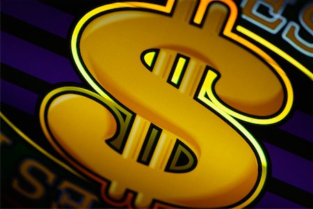 simsearch:625-00903573,k - Close-up of a dollar sign on a slot machine in a casino, Las Vegas, Nevada, USA Foto de stock - Sin royalties Premium, Código: 625-01040179