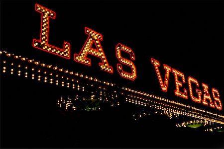 simsearch:625-01040230,k - Low angle view of a neon sign board, Las Vegas, Nevada, USA Foto de stock - Sin royalties Premium, Código: 625-01040237