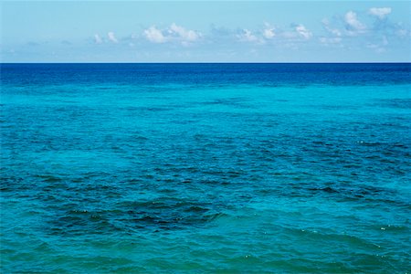 Turquoise water in a vast ocean, Bermuda Fotografie stock - Premium Royalty-Free, Codice: 625-01040427