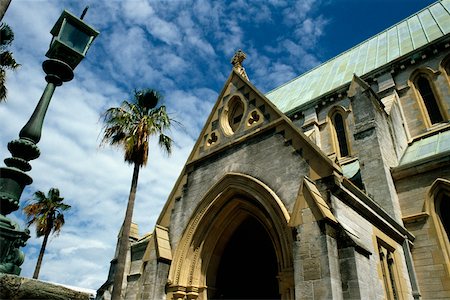 Side view of Anglican Church, Hamilton, Bermuda Foto de stock - Royalty Free Premium, Número: 625-01040475