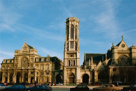 simsearch:625-01040580,k - Front view of a huge church, Paris, France Stock Photo - Premium Royalty-Free, Code: 625-01040671