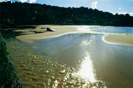 saint lucia beach - Une vue d'une mer calme, Sainte-Lucie, Caraïbes. Photographie de stock - Premium Libres de Droits, Code: 625-01040913