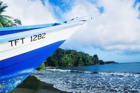 simsearch:625-01041040,k - Close-up of a boat on the beach, Caribbean Stock Photo - Premium Royalty-Free, Code: 625-01094245