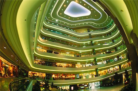 shopping mall nobody interior - Interiors of a shopping mall, Hong Kong, China Stock Photo - Premium Royalty-Free, Code: 625-01094377