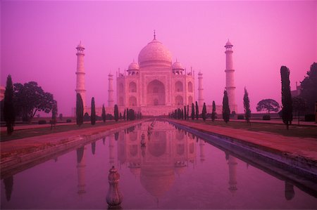 simsearch:625-01093095,k - Facade of a monument, Taj Mahal, Agra, Uttar Pradesh, India Foto de stock - Sin royalties Premium, Código: 625-01093095