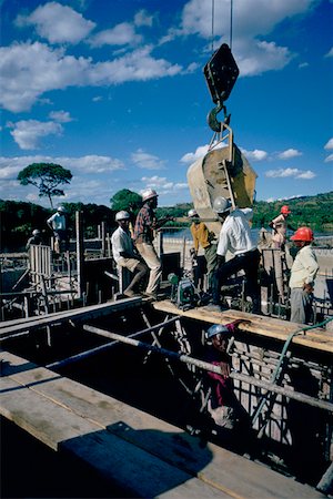 Dam construction, Malawi Foto de stock - Sin royalties Premium, Código: 625-01249902