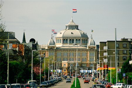 Façade d'un bâtiment public, la Haye, Pays-Bas Photographie de stock - Premium Libres de Droits, Code: 625-01250018