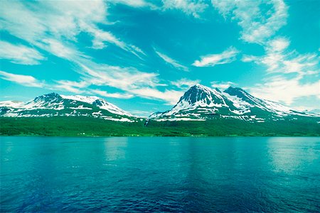 Montagnes au bord de mer, Cap Nord, Norvège Photographie de stock - Premium Libres de Droits, Code: 625-01250226