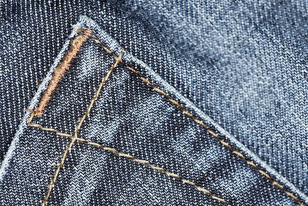 Close-up of a pocket on a pair of jeans Stock Photo - Premium Royalty-Free, Code: 625-01252516