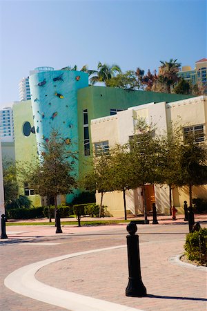 florida street - Buildings in a town, Miami, Florida, USA Stock Photo - Premium Royalty-Free, Code: 625-01264490