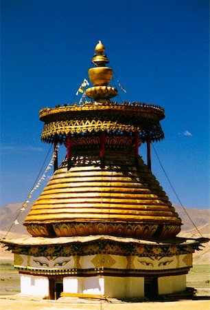simsearch:625-01752541,k - Facade of a monastery, Palkhor Chode Monastery, Gyantse, Tibet, China Fotografie stock - Premium Royalty-Free, Codice: 625-01260767